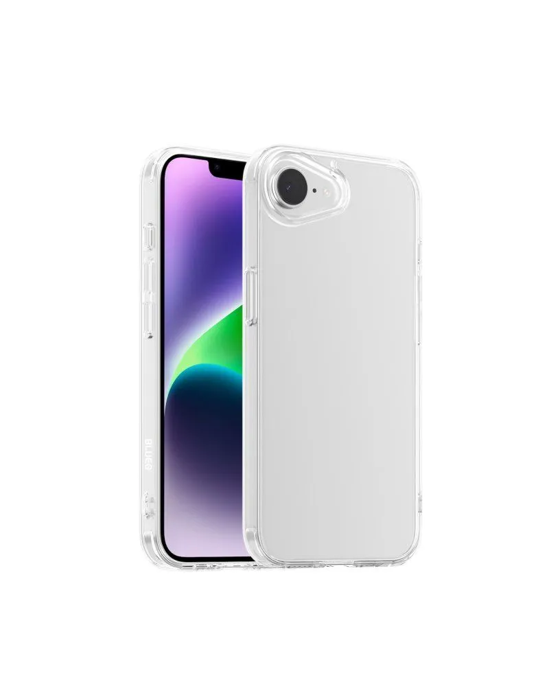 Blueo Crystal Drop Resistance Phone Case for iPhone SE4 Transparent