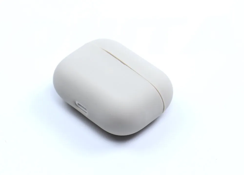 Silicone Case Ultra Thin for Airpods Pro Stone White