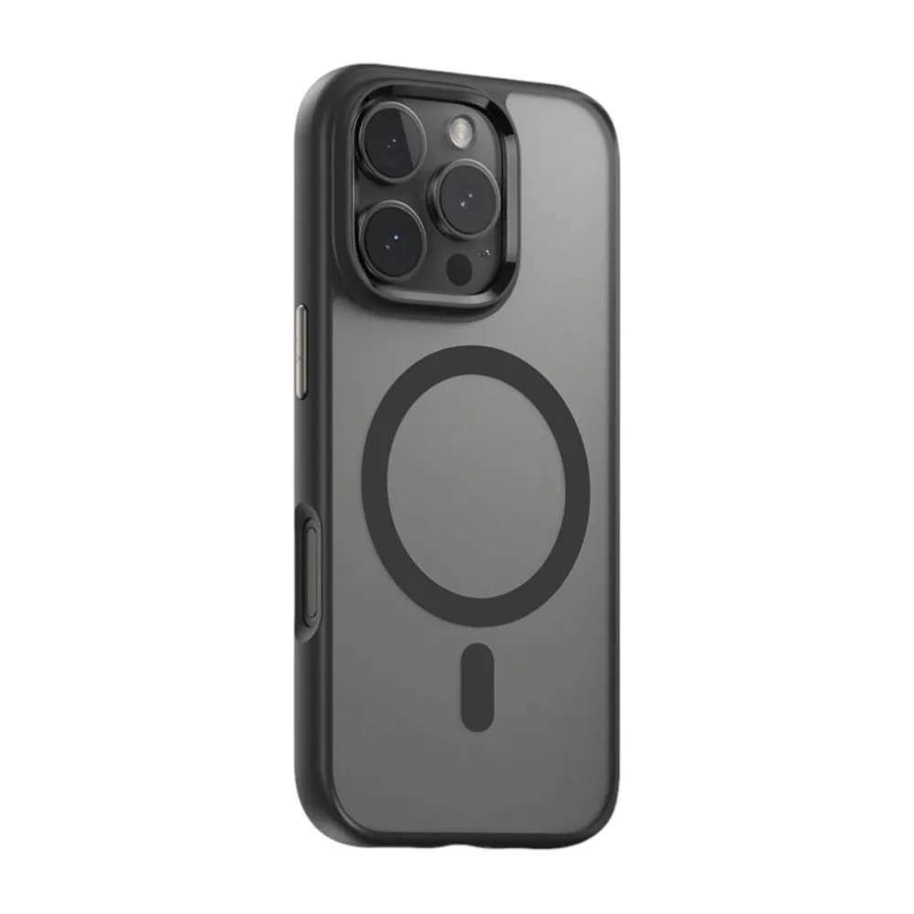 Blueo Frosted Anti-Drop Case for iPhone 16 with MagSafe Black (Updated)
