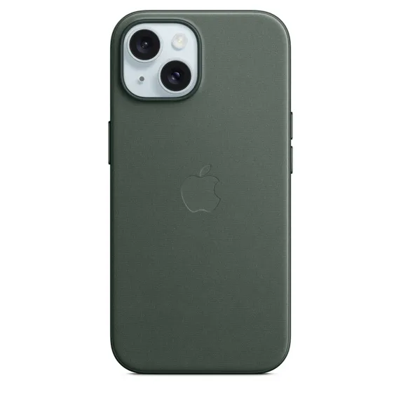 Apple FIneWoven Case 1:1 for iPhone 15 with MagSafe Evergreen
