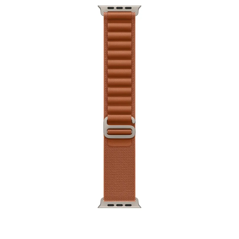 Alpine Loop for Apple Watch 42/44/45/46/49 mm Terra Cotta (Silver buckle)