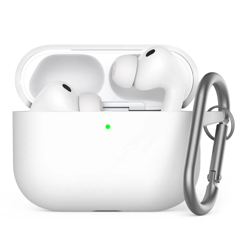 AhaStyle Colorful Silicone Case for Airpods Pro 3 White