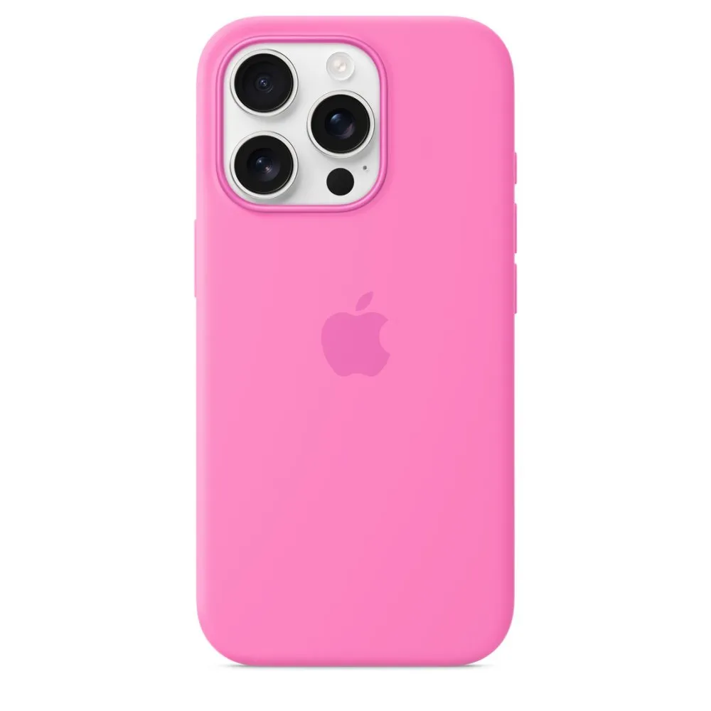 Apple Silicone Case 1:1 for iPhone 16 Pro with MagSafe Peony