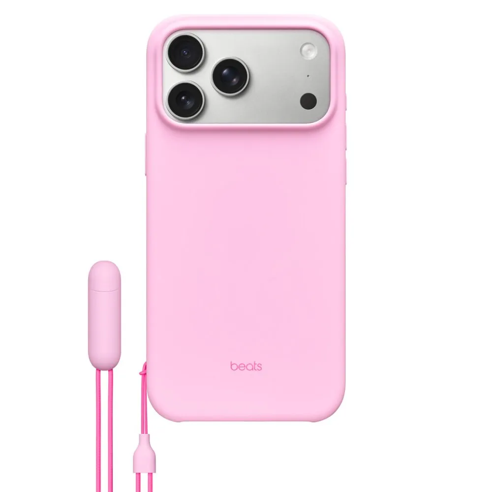 Beats iPhone 17 Pro Max Case with MagSafe and Camera Control Pebble Pink