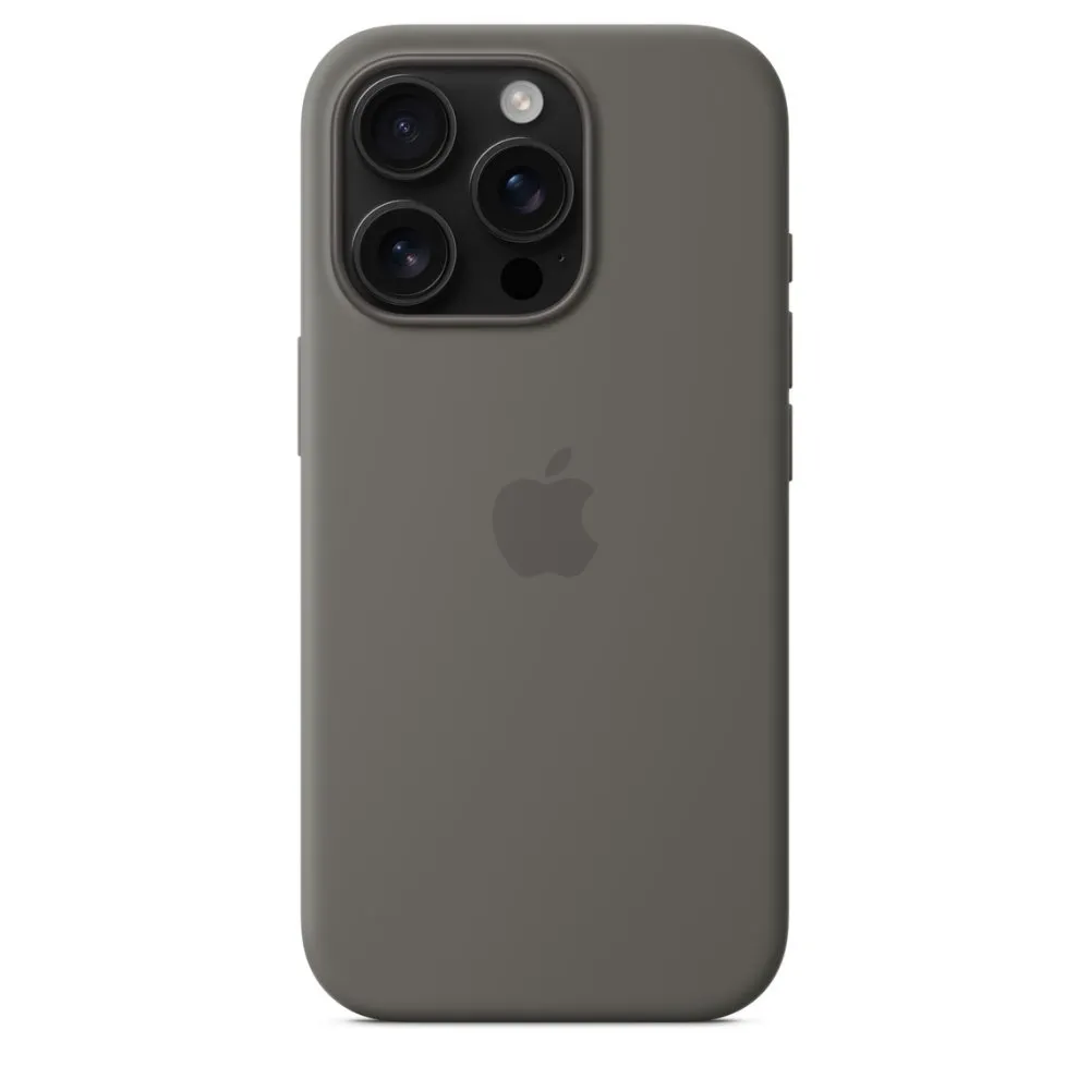 Apple Silicone Case 1:1 for iPhone 16 Pro Stone Green