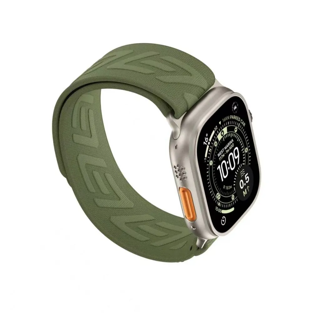 Blueo Trailweave Lite Loop Band for Apple Watch 42/44/45/46/49 mm Army Green
