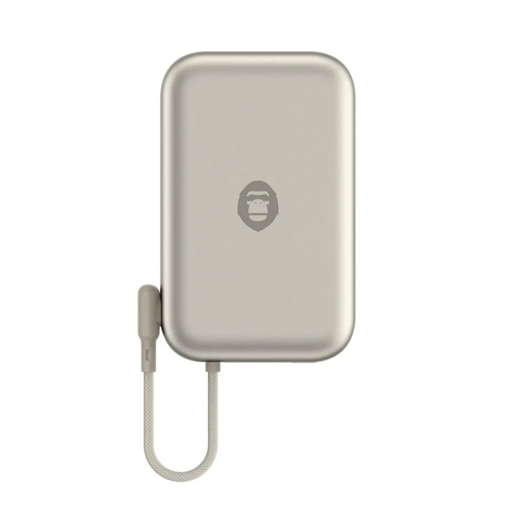 Blueo Space Capsule Wireless Powerbank Natural Titanium